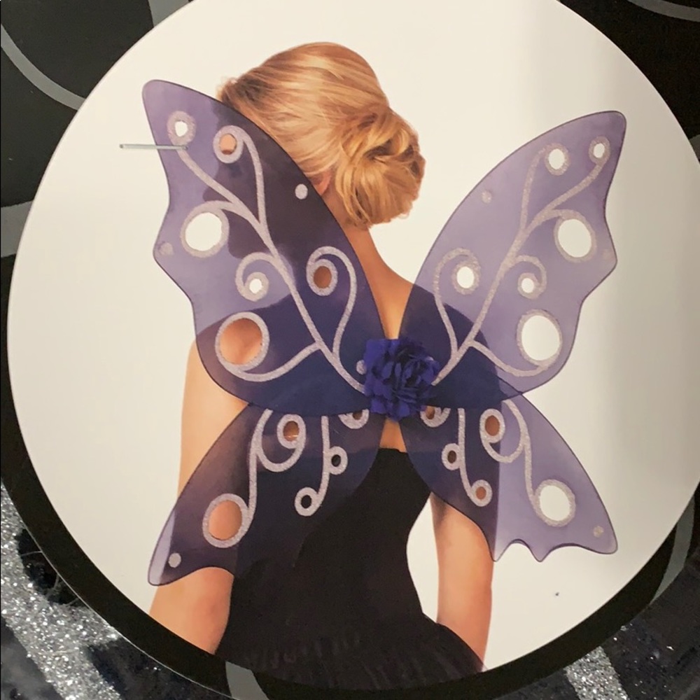 Midnight fairy wings